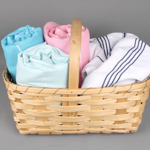 79&quot;x95&quot; Cotton Blanket, Custom Wedding Gifts, Bridesmaid Gifts, Striped Blanket, Turkish Blanket, Bachelorette Party Gifts,