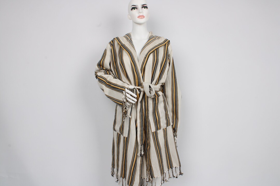 Presidential Turkish Robe Turkish Robe, Housecoat, Kimono, Wedding Gift Robe, Organic Beach Wear ...