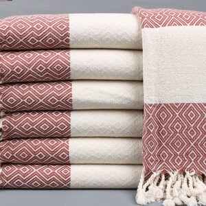 Organic Towel, Organic Cotton Towels, Brick Diamond Towel, 38x67 Inches Pool Towel, Warm Peshtemal, Wedding Peshtemal, Hotel Peshtemal,