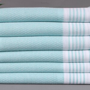 Turkish Beach Towel, Custom Turkish Towel, Mint Towel, Striped Towel, 40x71 Inches Bridal Gifts, Organic Towel, Bridesmaid Towel,