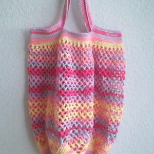 gehäkelte Tasche  Netztasche