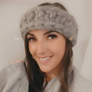 Merino wool headband / ear warmers / ear muffs