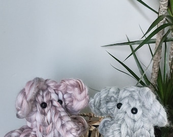 Merino Elephant teddy bear