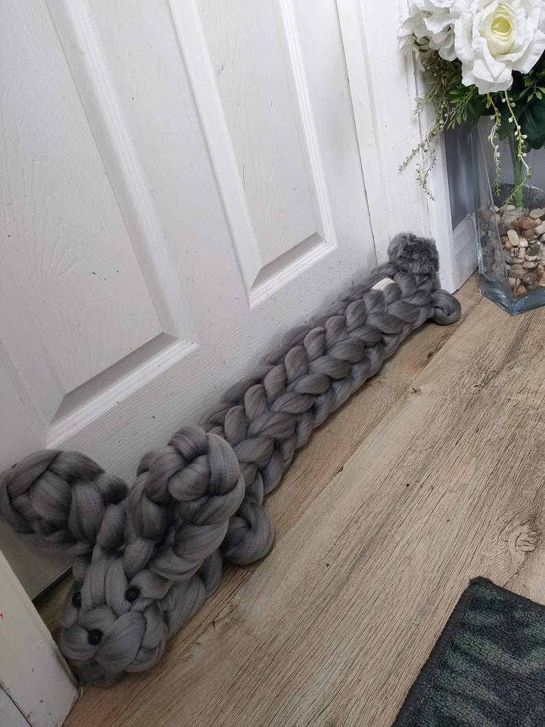 Chunky knit draught excluder image 8