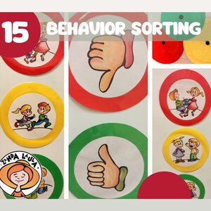 Behavior Sort Cards - Preschool & Kindergarten Printables for Kids ...