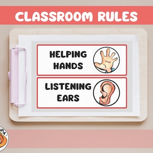 Preschool Classroom Rules Poster Printable, Dycare Rules Chart ...