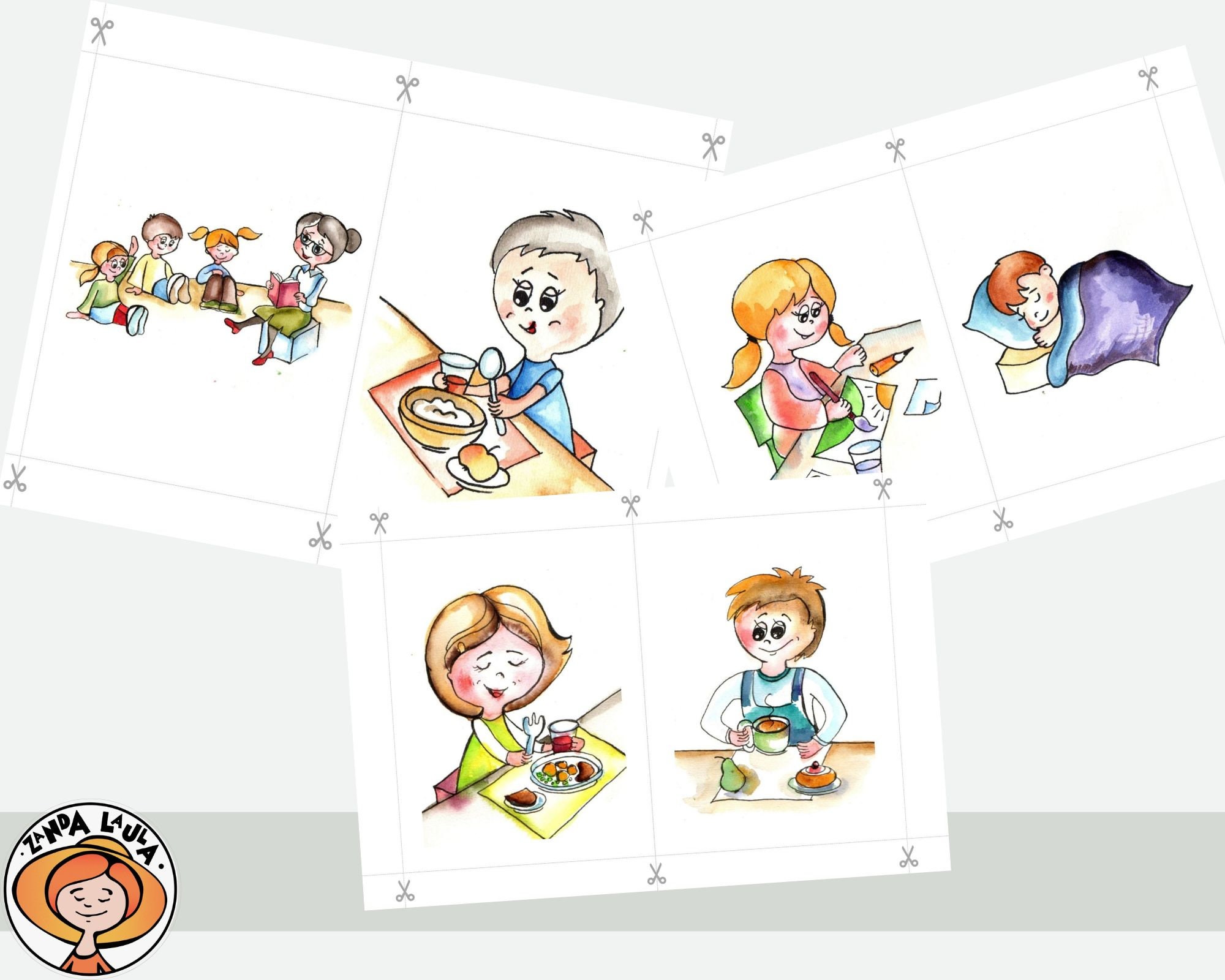 Toddler Daily Routine Chart: Visual Schedule Cards (digital Download ...