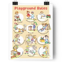 Recess Rules: Playground Behavior Sort | Rules and Expectations ...