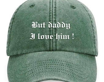 Custom Embroidered Vintage Dad Hat: Personalized Text, 100% Cotton