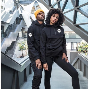 Personalised Pullover Hoodie Embroidered with your logo or text, Customised hoodie Embroidered, Personalised hoodie with large front pocket