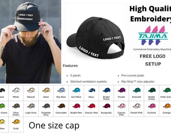 Custom Caps & Hats | Custom Embroidered Baseball Hat | Custom Logo Hats No Minimum | Custom Snapbacks Embroidered | Custom Company Logo Hats