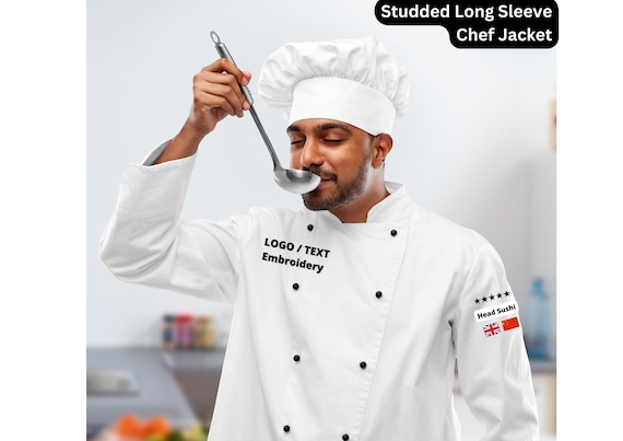 Mens Overalls Personalized Chef Jackets For Men Women,Custom Mens