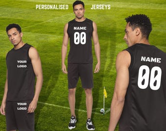 Custom Sports Jersey Set, Add Logo, Name & Number