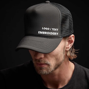 Custom Trucker Caps & Hats | Custom Embroidered Trucker Hat | Custom Logo Hats  | Custom Snapbacks Embroidered | Custom Company Logo Hats