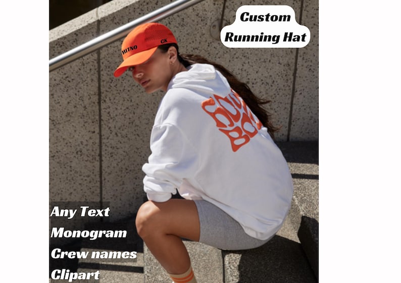 Custom Printed Running Cap | Personalized Lightweight Polyester Hat - Etsy