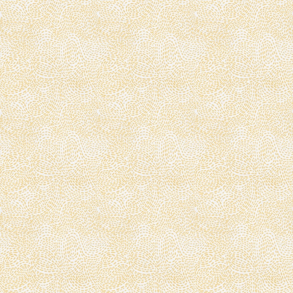 Waved in Cream by Erin Borja, Paintbrush Studios 100% Cotton fabric -  Sold in 1/2 yard increments