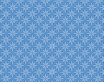 Blue Tufted by Kimberbell Designs for Maywood Studio - Premium Cotton - Sold in 1/2 Yard Increments