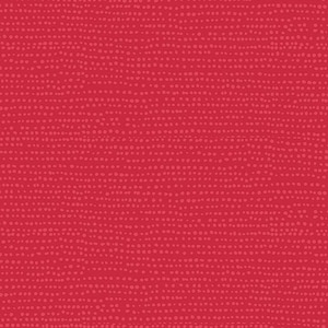 May include: A red background with a subtle pattern of small white dots.