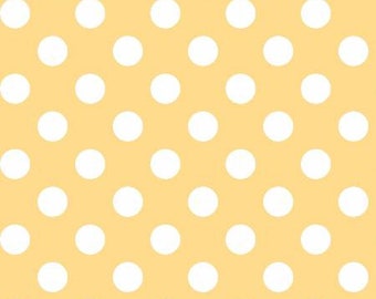 Kimberbell Dots in Yellow by Maywood Studios - Premium Fabric - Sold in 1/2 Yard Increments
