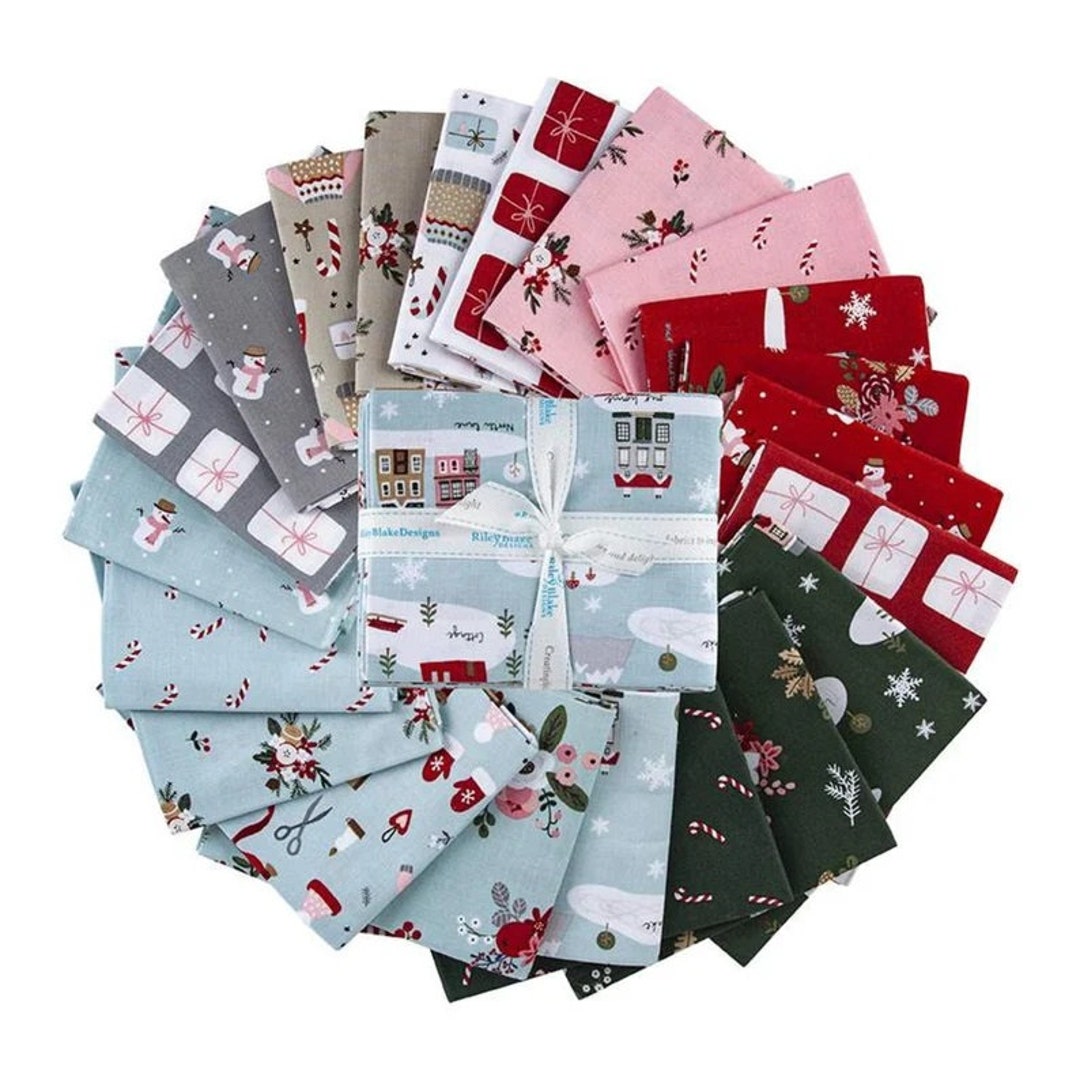 Warm Wishes FQ Bundle by Riley Blake Designs - 21 Piece Fat Quarter ...