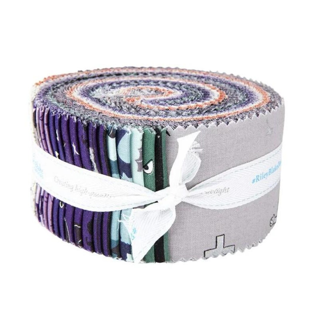 Roll It Riley Spooky Hollow Jelly Roll Rolie Polie by Riley Blake Designs - 40 Piece ...