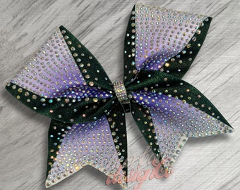Advance Cheer Bow, Sublimated Glitter Bow, Game Day Bow, Competition Bow, Custom Cheer Bow, Made to Order