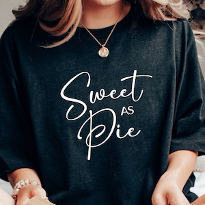 Sweet As Pie SVG, Thanksgiving Shirt SVG, Autumn Svg, Fall Shirt SVG, Funny Thanksgiving Svg, Retro Fall Svg, Pumpkin Season Svg, Pie Svg