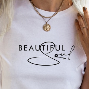 Beautiful Soul SVG, Positive Svg, Girl Tumbler Png, Good Vibes Svg, Teen Svg, Inspirational Svg, Girl Svg, Mental Health Svg