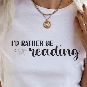 Id Rather Be Reading SVG PNG, Book Lover Svg Cut File, Boho Book Svg, Banned Books Svg, Reading Svg, Bookish Svg, Book SVG, Book Lover