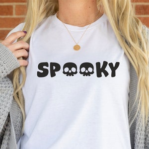 Spooky SVG PNG PDF, Halloween Shirt Svg, Spooky Shirt Svg, Spooky Vibes Svg, Halloween Svg, Ghost Svg