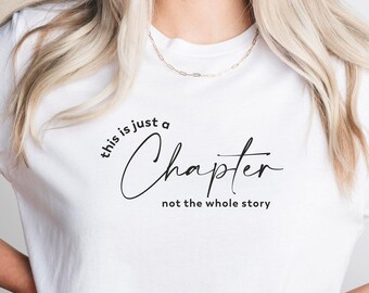 This Is Just A Chapter SVG, Positive Quote Design (Digital File)