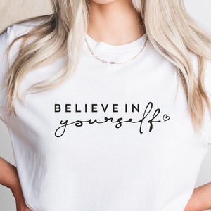 Cree en ti mismo Svg Png, Inspirational Svg, Motivational Svg, Saying Shirt Svg, Positive Svg, Png Dxf, Be You Svg, Quotes Svg