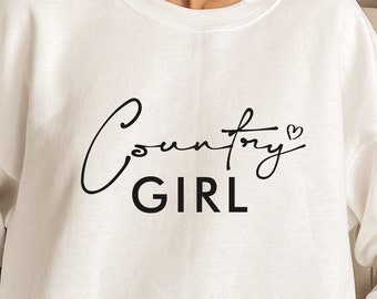 Country Girl SVG PNG PDF, Just a Small Town Girl Svg, Small Town Girl Svg, Southern Girl Svg, Positive svg, Teen Shirt Svg, Mom Mode Svg