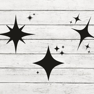 Stars SVG PNG, Stars Svg Bundle, Star Clipart, Star SVG, Star Cut Files, Silhouette, Sparkle Stars Svg, Cricut Cut File, Sparkle Svg