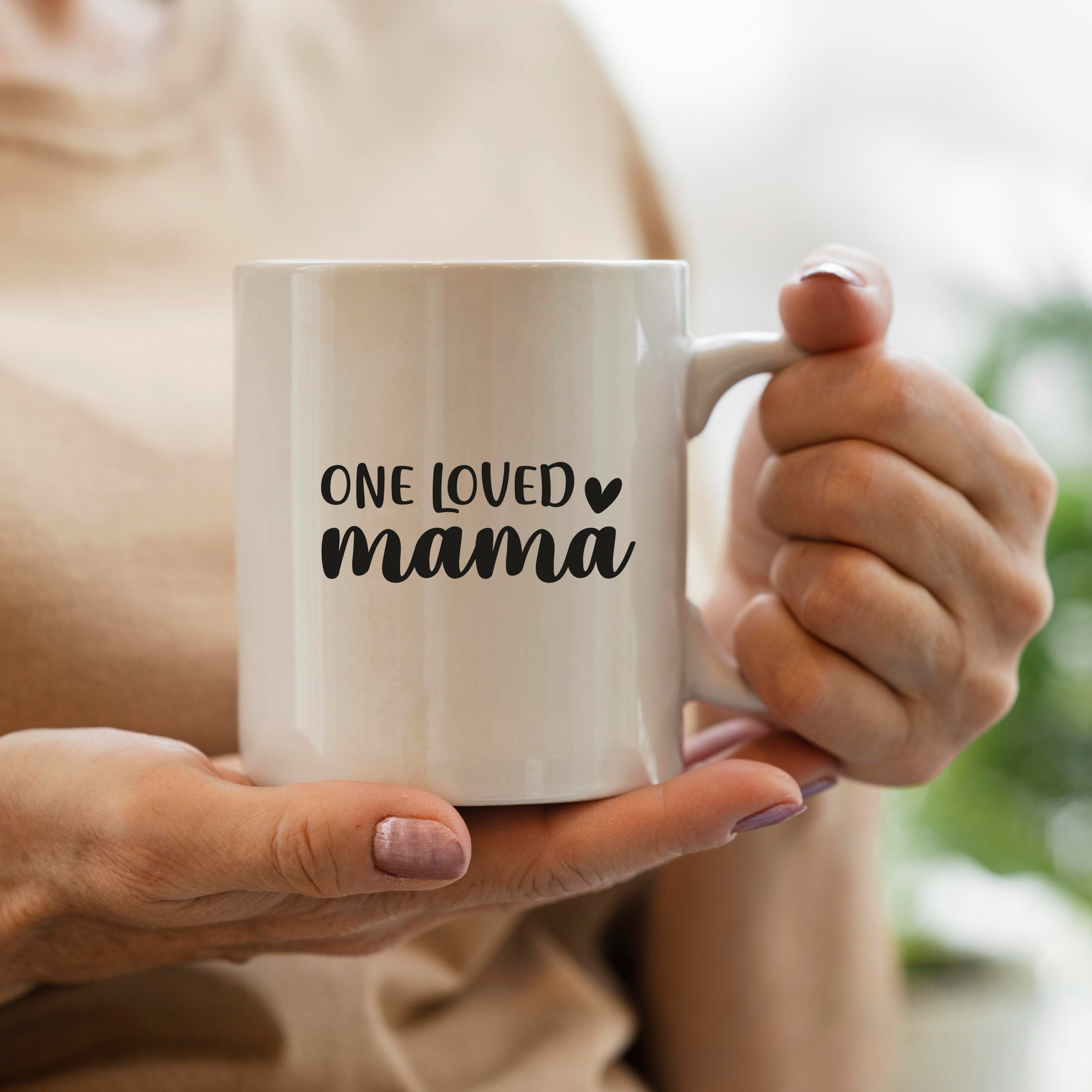 One Loved Mama Svg Png Pdf, Love Mom Svg, Mama Valentine Svg, Valentine ...