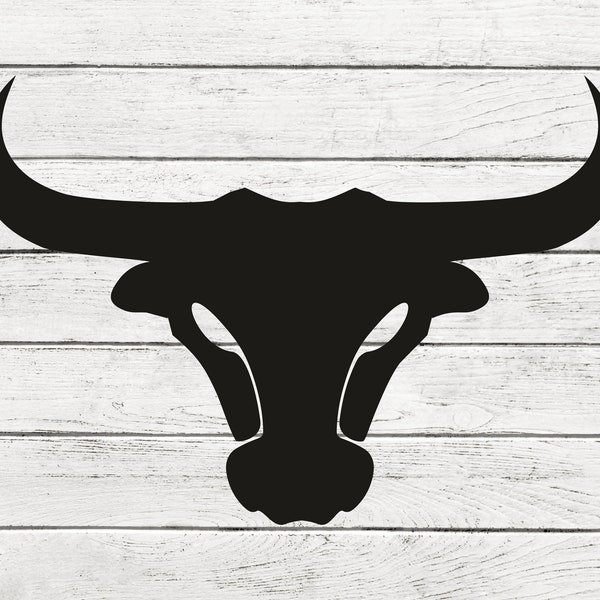 Bull Head SVG PNG PDF, Bull Clipart, Head Instant Download Svg, Bull Head Silhouette, Bull Head Design Svg, Bull Head Vector