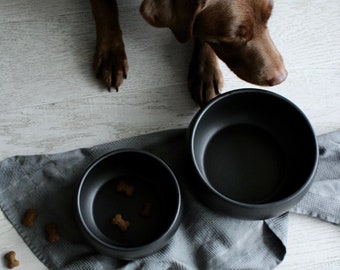 Futternapf Trinknapf MOLLY Hund Fressnapf Schwarz