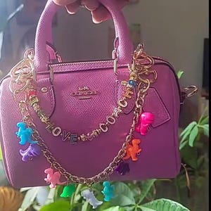 I Love Coach Bag Chain | Purse Jewelry | Bag Charms | Handbag Accessories