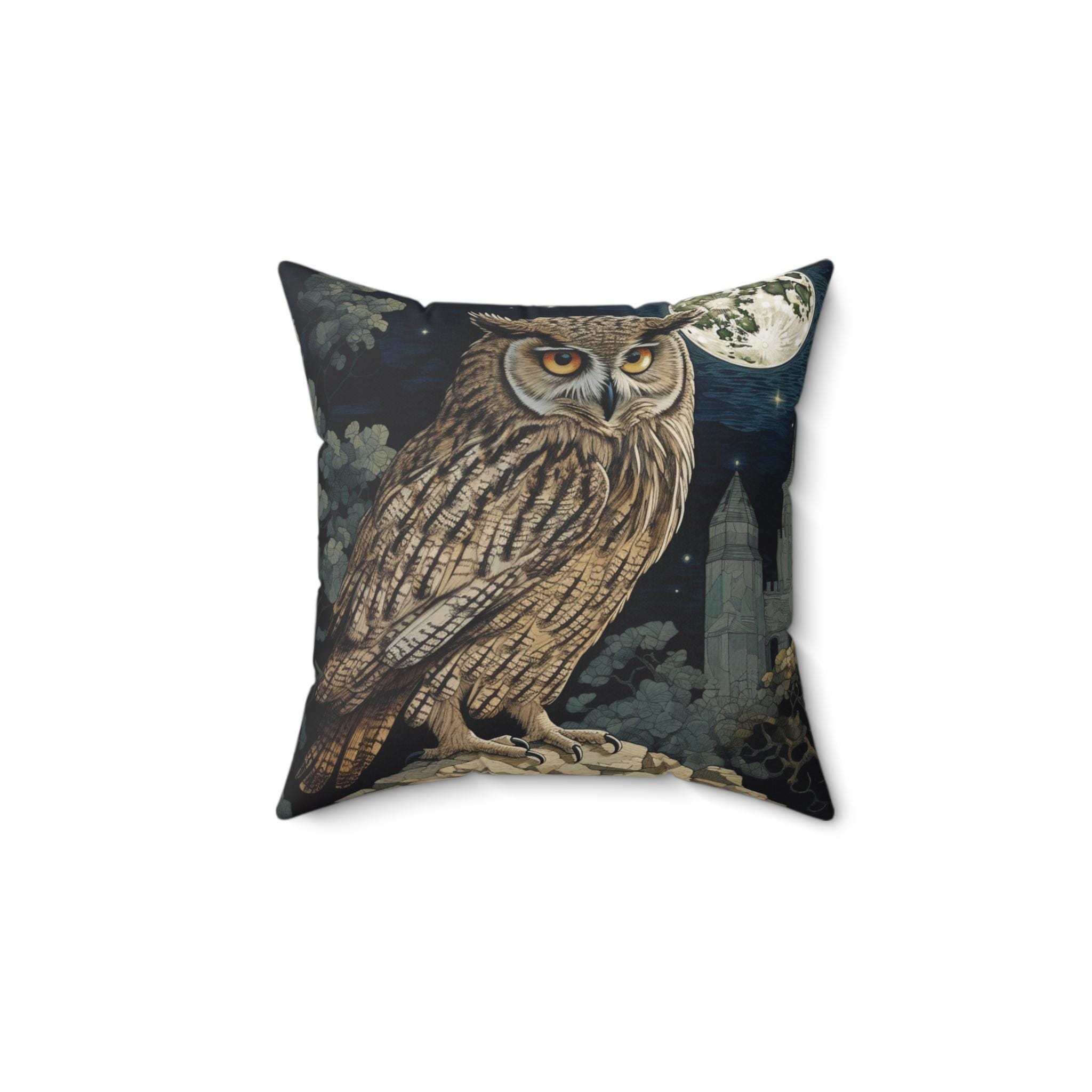 Art Nouveau Flourishes | Cottagecore Forestcore William Morris Pillow William Morris Cushion Eagle O