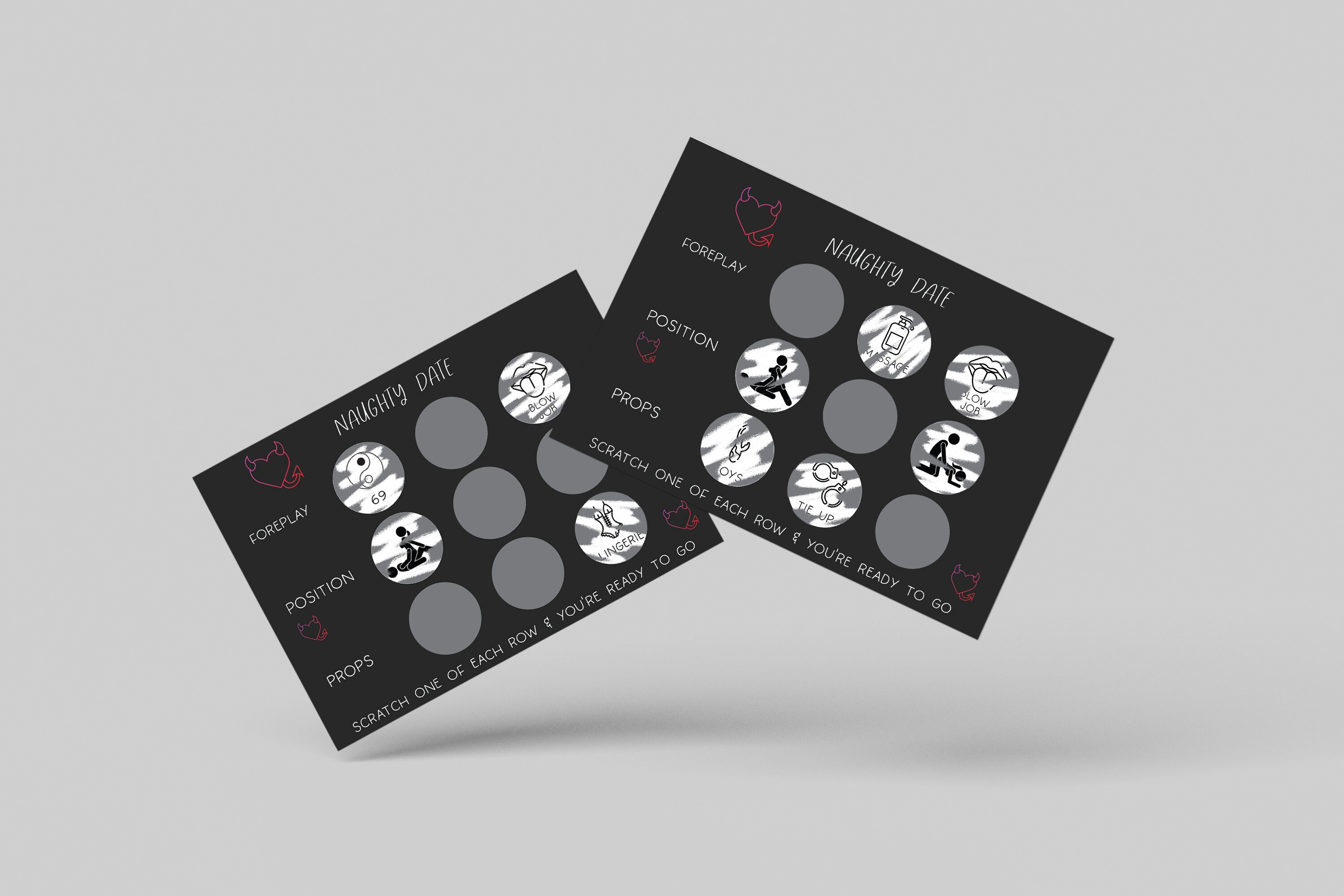 Naughty Scratch Card Date Night Scratch Card Adult Scratch Etsy Australia