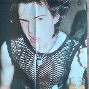 1979 Sid Vicious originalaffisch som distribuerades med Sid Sings lp. Ingen försäljning till USA