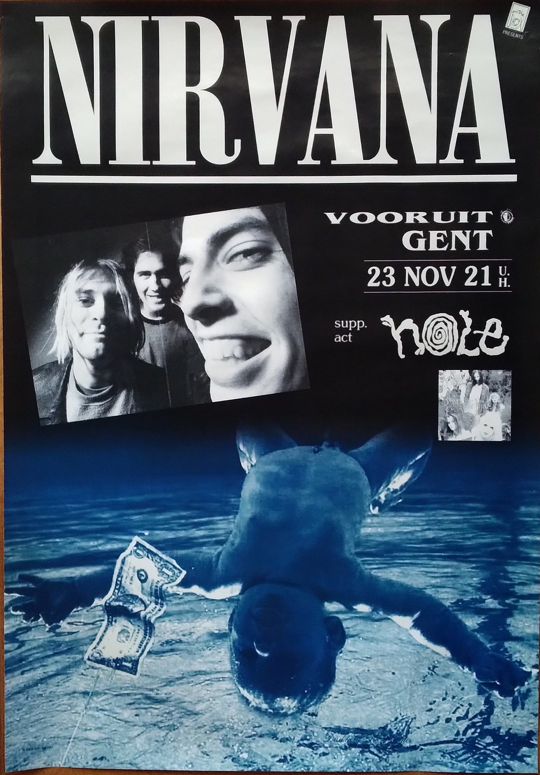 1991 Nirvana Concert Poster. No Sales to US. - Etsy