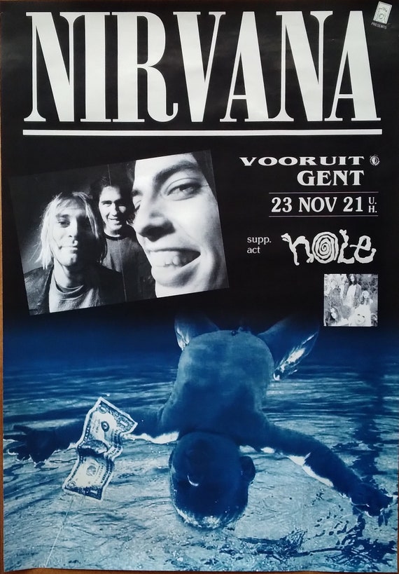 1991 Nirvana Concert Poster. - Etsy