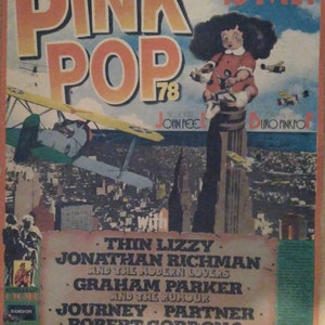 Pink pop posterOriginal poster from Holland.