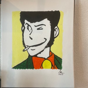 Lupin III Margot Jigen Goemon Zenigata handbemalt