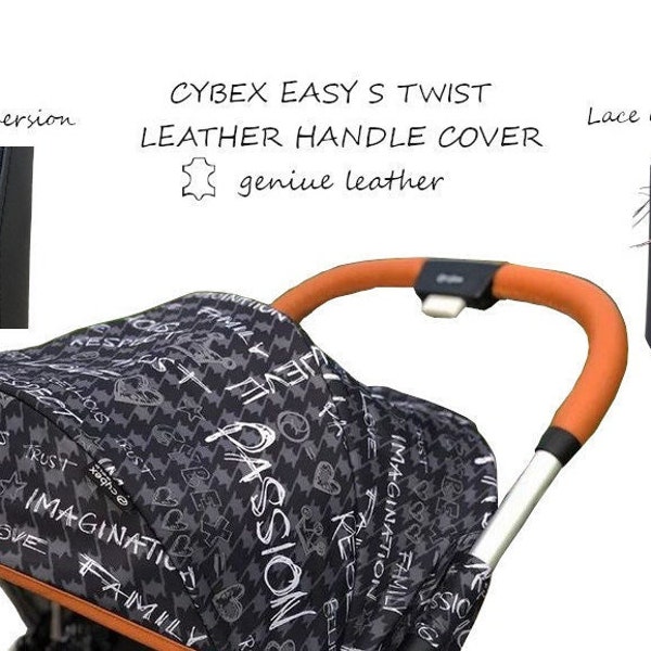 Cybex Easy S twist stroller leather handle cover