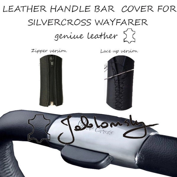 Silver cross wayfarer surf pioneer  stroller leather handle cover