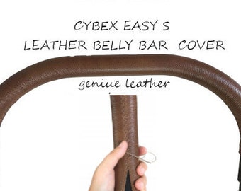 Cybex Easy S stroller safety bar leather cover