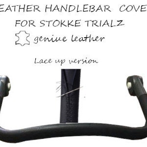 Stokke Trialz stroller leather handle cover image 1