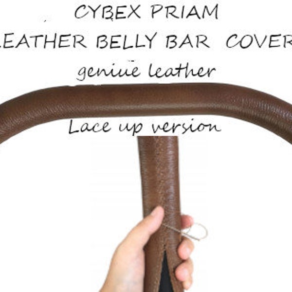 Cybex Priam stroller safety bar leather cover